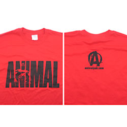 UNIVERSAL NUTRITION: TEE ANIMAL M STACK RED large